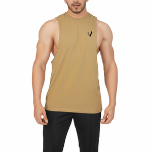 Ropa de entrenamiento Camiseta sin mangas hecha a medida para hombres Ropa de gimnasio Hombres Camiseta sin mangas Transpirable Hombres Camiseta sin mangas - Product Image 1