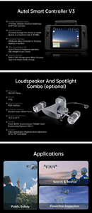 Combo <span class=keywords><strong>de</strong></span> Drones Duales Sin Escobillas con Alcance Personal <span class=keywords><strong>de</strong></span> 15 km, el Mejor 720 °   Drones <span class=keywords><strong>de</strong></span> Inspección <span class=keywords><strong>de</strong></span> Largo Alcance con Evitación <span class=keywords><strong>de</strong></span> Obstáculos - Product Image 4