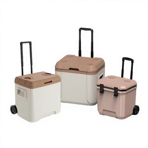 Glacière portable télescopique moderne de haute qualité personnalisable pour <span class=keywords><strong>camping</strong></span> extérieur avec roues, en PP/PE, conservation de la glace 24h - Product Image 3