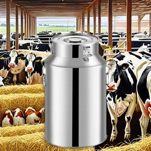 Seau à lait en acier inoxydable avec couvercle hermétique pour le transport et le stockage, réservoir de stockage de qualité - Product Image 5