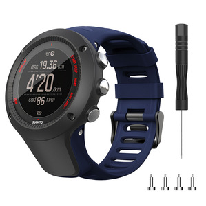 Bracelet de sport, sangle de remplacement pour poignet, réglable avec outils pour <span class=keywords><strong>SUUNTO</strong></span> AMBIT 1/2/2S/ Ambi 2R/3P/3S/3R, sangle unie - Product Image 5