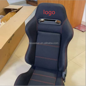 Sièges baquet de course universels RECARO SR3 en suède bleu, rouge et noir avec rails à double verrouillage <span class=keywords><strong>pour</strong></span> usage automobile – Vente chaude - Product Image 2