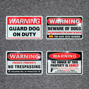 مخصص حار بيع الصدأ شحن معدن الألمنيوم الصحية السلامة خطر تحذير لافتة تحذير للسلامة الوعي - Product Image 4