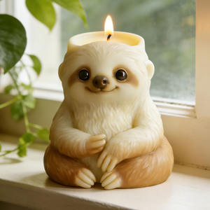 Moules en silicone pour bougies en forme d'<span class=keywords><strong>animal</strong></span> paresseux YS, boîte de rangement en plâtre, moule de coulée, fournitures de fabrication de pots de fleurs en béton DIY - Product Image 2