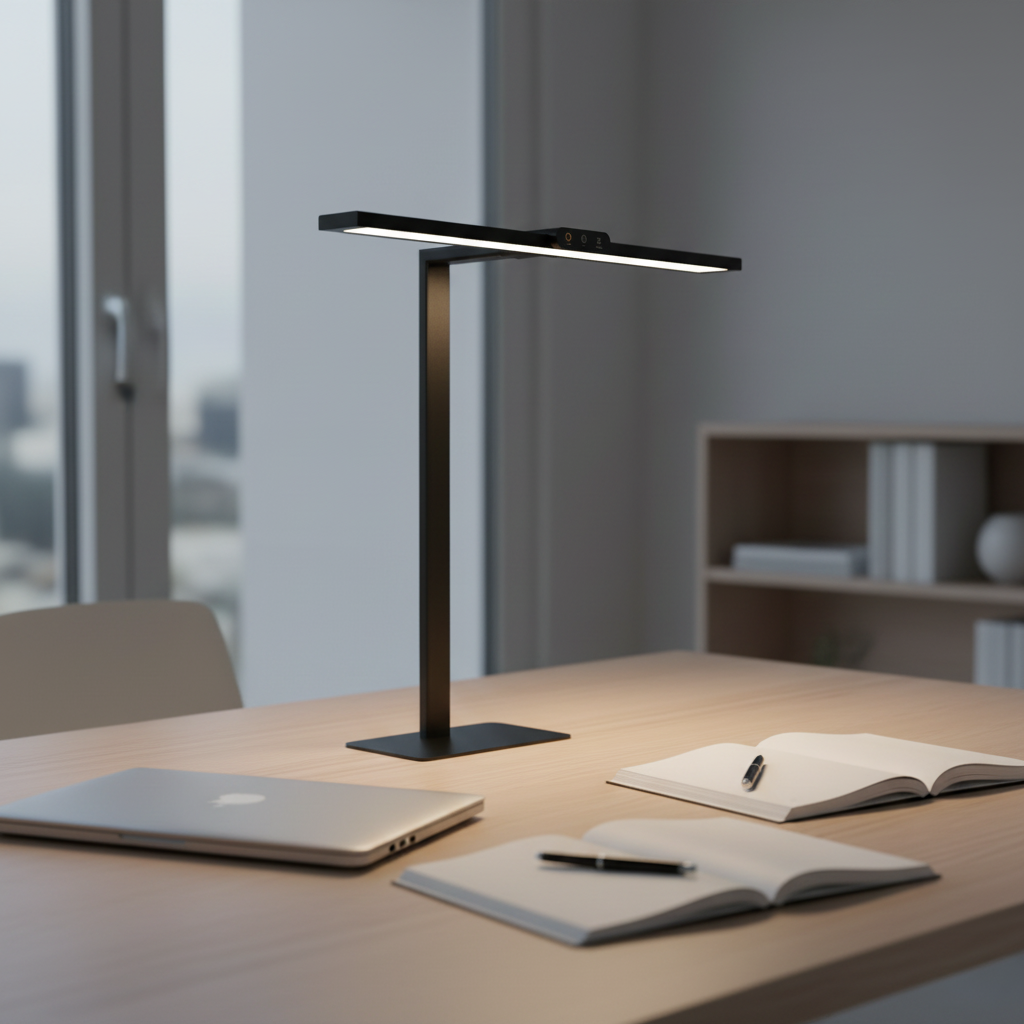 60W LED Task Lamp with Aluminum Support Professional Reading Light for Architect Studio High CRI 95 Slide Dimmable Lamp
