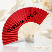 Éventail pliant en bambou personnalisé avec logo, souvenir de mariage, cadeau décoratif, éventail à main pour femme, vente en gros pour fêtes
