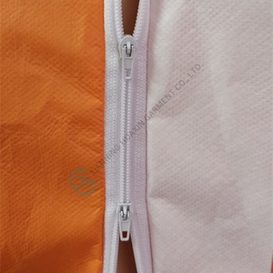Wasserdichter, antistatischer, asbestresistenter, radioaktivem Partikelschutzmittel beständiger Overall, leuchtend orange, Schutzklasse C - Product Image 5