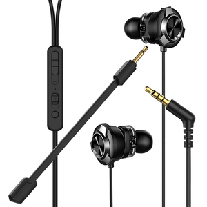 Los más vendidos en EE. UU. Auriculares para videojuegos, Auriculares con cable, micrófono Dual, HiFi de 3,5mm para <span class=keywords><strong>PC</strong></span>, portátil y teléfono móvil - Product Image 3