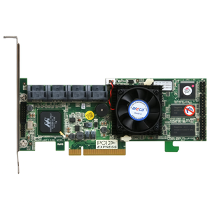 Thẻ điều khiển PCI Express x8 giao diện 256Mb Bộ nhớ cache iop333 I/O Bộ xử lý 3.0 Gb/giây SATA II RAID 6 bộ chuyển đổi ARC-1220 3 năm - Product Image 1