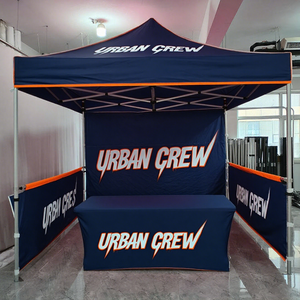 Marca promozionale <span class=keywords><strong>campeggio</strong></span> pieghevole fiera professionale stand portatile tenda di stampa personalizzata con il logo baldacchino impermeabile - Product Image 2