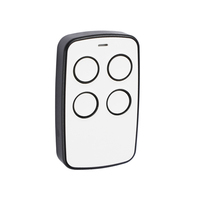 Télécommande sans fil multifonctionnelle durable 433 MHz RF à 4 boutons avec code d'apprentissage, fonction LED, pour la maison