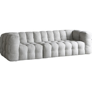 Sofá Chesterfield de Tela de Lana de Cordero, Inflable, Diseño Japonés, <span class=keywords><strong>para</strong></span> <span class=keywords><strong>Apartamentos</strong></span> Pequeños, Sala de Estar Moderna, Estilo Nórdico, Ligero y Lujoso - Product Image 6