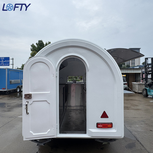 快餐拖车 多功能餐厅 便携式集装箱车 双层移动餐车 - Product Image 1