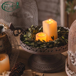 Candelabro de Hierro Forjado Estilo Americano, Diseño Vintage de Jaula de Pájaros, Decoración para el Hogar, Artesanía Metálica para Habitación de Huéspedes o Dormitorio - Product Image 4