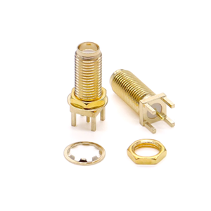 Connecteur de <span class=keywords><strong>prise</strong></span> d'<span class=keywords><strong>antenne</strong></span> RF SMA, broche décalée, broche positive, broche coudée, vis extérieure RF, broche de trou intérieur, connecteur SMA-KWE/KHD - Product Image 3