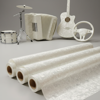 Plaques en plastique celluloid artificiel nacré blanc de marque Zhengshuo en gros, 1600x700mm, épaisseur 0,17-3mm, pour placage