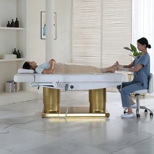 Esthéticienne Hauteur Réglable Camillas Estetica <span class=keywords><strong>Reiki</strong></span> Traitement Cosmétique Du Visage Salon De Beauté Lit Examen <span class=keywords><strong>Table</strong></span> De <span class=keywords><strong>Massage</strong></span> Pour Hôtel - Product Image 3