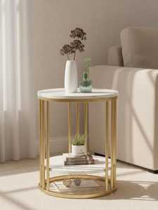 Mesa de Centro de Madera de Color Marrón con Base de Metal, Diseño Moderno, Nueva, de Marca, Popular y de Alta Venta, Perfecta para tu Hogar - Product Image 2