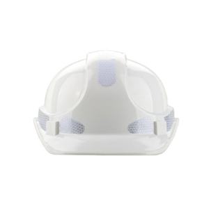 Casque de sécurité à fentes en V personnalisable en gros, directement de l'usine, échantillons gratuits, CE EN397, 4 points de suspension, bande réfléchissante - Product Image 2