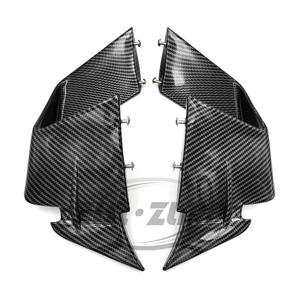 Pour BMW S1000RR 2019-2022 noir mat pièces modifiées plaque latérale aile fixe - Product Image 2