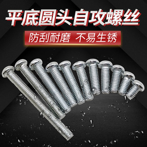 <b>Flat</b> Bottom Round Head Self Tapping <b>Screw</b> Phillips Machine Thread Metric Zinc Plated For Metal Electronics Grade A Level 4 - Product Image 4