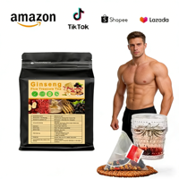 Thé Ginseng Cinq Trésors Aromatisé aux Herbes Naturelles Biologiques Contre la Fatigue et le Stress