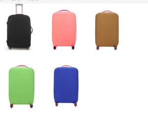BSCI sac de valise de protection fabriqué en usine Spandex housse de <span class=keywords><strong>bagage</strong></span> personnalisée - Product Image 4