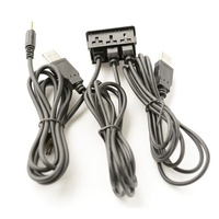 Kabel antarmuka USB tipe-c Universal, kabel ekstensi Panel Input Audio bantu pelindung kepang jaket PVC untuk kabel Data Mobil