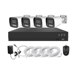 Nuevo AcuSense AI Analysis POE NVR KIT <span class=keywords><strong>4</strong></span> canales 8MP 4K Sistema de cámara de seguridad inteligente con visión nocturna y Audio bidireccional - Product Image 1