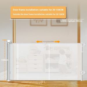 Nouveau 140CM rehaussé porte pour animaux de compagnie <span class=keywords><strong>Anti</strong></span> saut <span class=keywords><strong>Anti</strong></span> perceuse porte garde chat chien <span class=keywords><strong>barrière</strong></span> clôture pour animaux de compagnie produits pour animaux de compagnie - Product Image 6