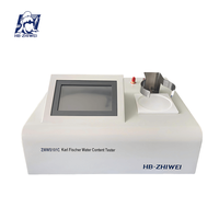 Medidor de Contenido de Agua Karl Fischer ZWWS101C, Sensibilidad de 0.1ug, 220V, Alta Precisión, Impresora Térmica Miniatura, Detección de Humedad