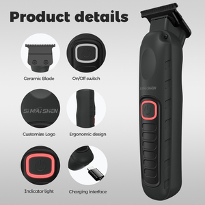 Recortadora SiMAiSHEN-F1 7000 RPM - Motor Rotatorio Compacto, Ligero y Potente, Máquina Eléctrica <span class=keywords><strong>Profesional</strong></span> para Cortar el Cabello en Barberías - Product Image 4