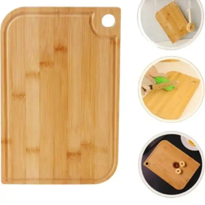 Teak <b>Wood</b> <b>Edge</b> Grain Double-sided Round Chopping Board Eco-Friendly Custom Color All-Purpose Custom Logo Stocked Cutting Board - Product Image 1