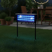 Nouvelle lampe anti-moustiques solaire LED, résistante à la pluie, à choc électrique, pour l'intérieur, l'extérieur, le jardin, la terrasse, le parc