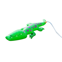 Arroseur gonflable de jardin de crocodile, jouet gonflable d'eau pour l'amusement extérieur d'été, jouet d'arrosage de pelouse pour des enfants