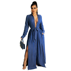 Offre Spéciale Col Rond Manches Longues <span class=keywords><strong>2022</strong></span> <span class=keywords><strong>été</strong></span> Nouveau À La Mode Plus La Taille Femmes Robes - Product Image 4