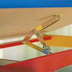 Supporto Regolabile a Cricchetto C44 in Ferro per Armadi, Letti, Divani Letto - Ecologico e Durevole per Uso Esterno, Cucina e Soggiorno - Product Image 5