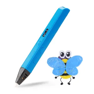 3doodler lix 3D baskı kalem 3D kalem filament pcl 3d cetvel kalemi çocuk için elektrikli şarj edilebilir