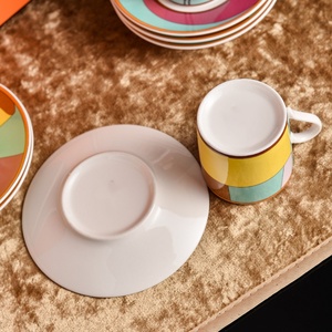 ชุดจานอาหารค่ำ ถ้วยกาแฟ แก้วมัค ลายคลาสสิก วัสดุโบนไชน่า ขายส่งยอดนิยม บรรจุในกล่องของขวัญสุดหรู - Product Image 5