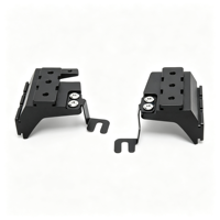 Support de fixation pour éclairage de montant A de haute qualité pour Ford Raptor F150, montage de projecteur LED sans perçage pour Ford F-150 Gen 1 Gen 2 Gen 3, 1 paire