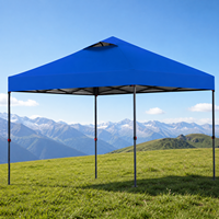 Tente instantanée personnalisée 2x2 résistante aux UV, imperméable, en PVC, avec structure en acier, installation rapide, pour exposition intérieure ou stand de marché