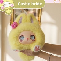Serie de Bolsos de Peluche Conejo Marshmallow, Caja Sorpresa, Llavero, Figura de Juguete Artístico de Moda, Colgante, Venta al por Mayor para Niñas, China, 14 Años o más