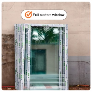 Fenêtre à battant en aluminium <span class=keywords><strong>sur</strong></span> <span class=keywords><strong>mesure</strong></span>, large choix de couleurs, anti-décoloration, durable, pour les besoins de rénovation de maisons familiales locales - Product Image 1