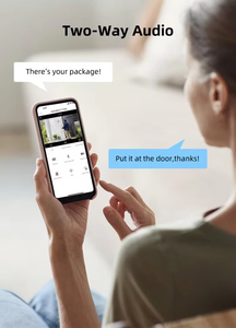 กล้องวงจรปิด IP ทรงโดมขนาดเล็ก1080P มองเห็นกลางคืนไร้สายระบบรักษาความปลอดภัยภายในบ้านอัจฉริยะไวไฟกันน้ำได้ <span class=keywords><strong>icsee</strong></span> PTZ <span class=keywords><strong>Alexa</strong></span> - Product Image 4