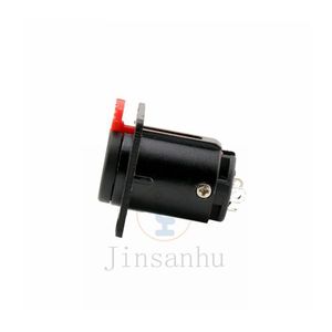 Conector de Audio T815B de 6.35mm, 3 Pines, Montaje en Panel, Color Negro - Product Image 4