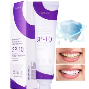 US <b>Probiotic</b> Organic Anti-Cavity Whitening Toothpaste Mint Flavor Anti Plaque Deep Cleaning Fresh Breath Enamel Safe Fluoride - Product Image 1