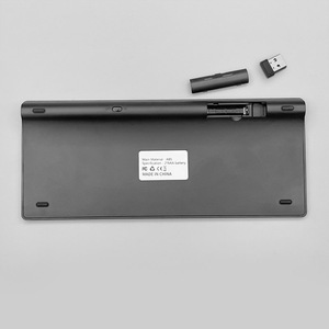 Tastiera Wireless 2.4G Sottile <span class=keywords><strong>Portatile</strong></span> di Ultima Generazione con <span class=keywords><strong>Tasti</strong></span> a Cioccolato e Interruttore ON/OFF per <span class=keywords><strong>PC</strong></span>, Computer <span class=keywords><strong>Portatile</strong></span>, Modello KW-001A - Product Image 6