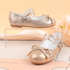 Chaussures habillées pour fillette, style Mary Jane avec boucle en strass, printemps-automne, chaussures de fête pour enfants, semelle souple, nœud, princesse - Product Image 5