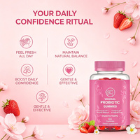 LUVVITA Probiotiques Vaginaux pour Femmes en Gummies – Soutien Immunitaire et Équilibre du pH – Complément Alimentaire pour Propriétaires de Magasins