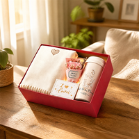 Coffret Cadeau Premium Saint-Valentin : Écharpe et Tasse Thermos pour Elle – Logo Personnalisé, Luxe, Promotions d'Entreprise, Mariage